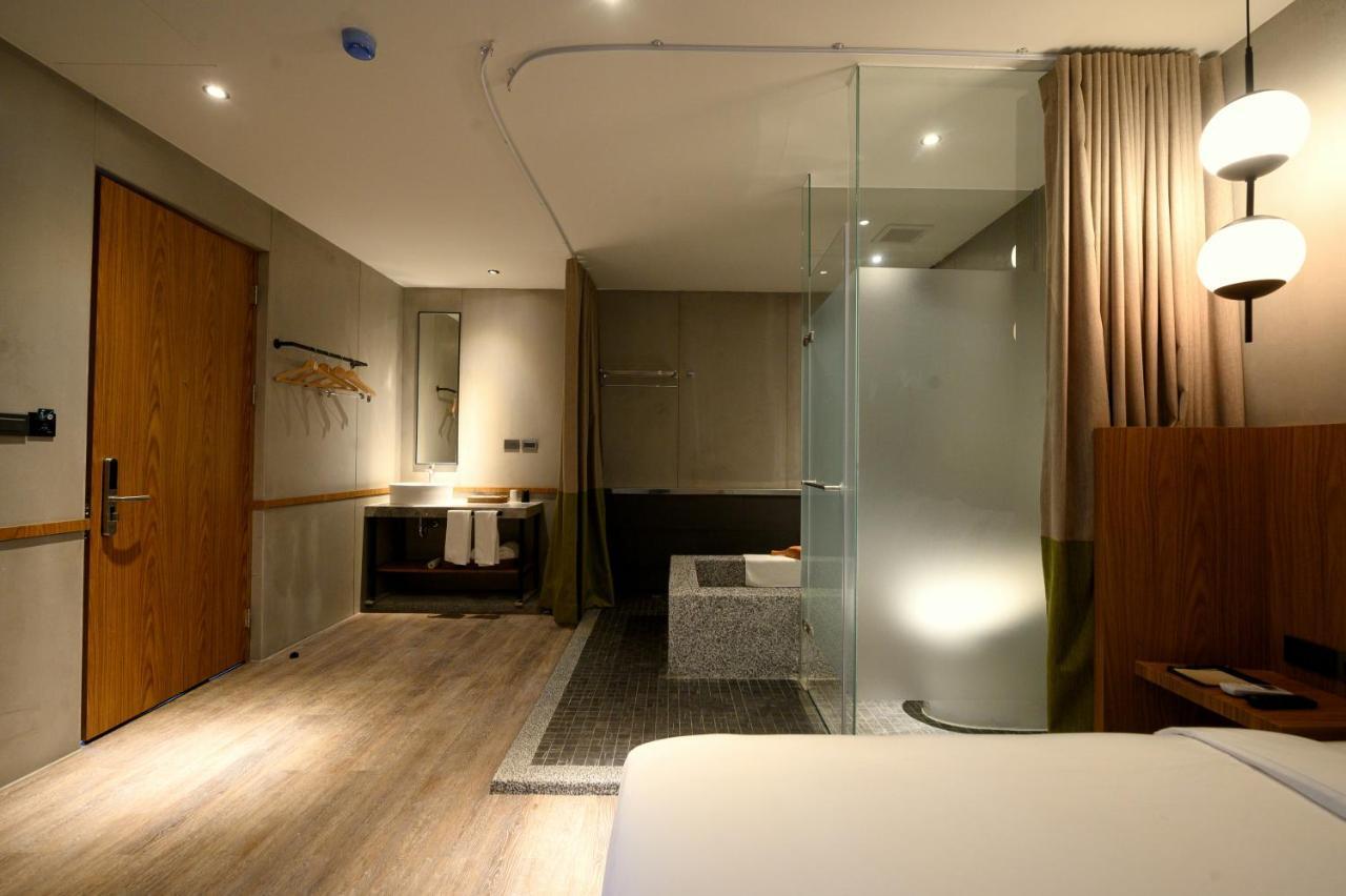 Yunoyado Onsen Hot Spring Hotel Deyang Jiaoxi Exterior foto